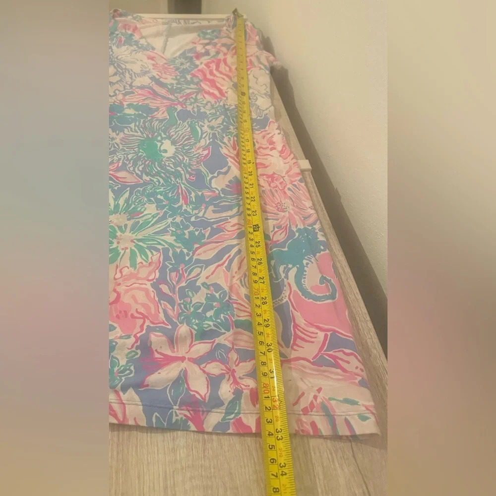 Lilly Pulitzer Sophiletta Dress Small Viva La Lilly Colorful Beachy Tropical Sm - Picture 4 of 8